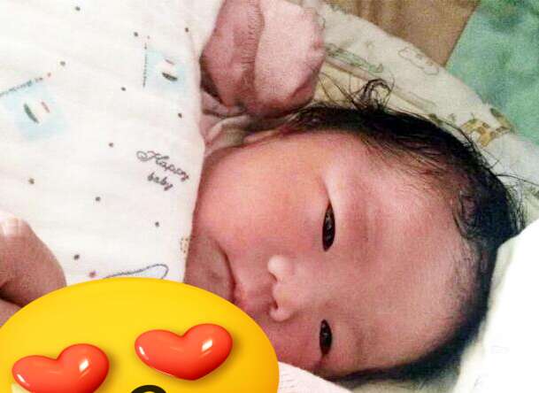 恭喜广州的贺女士，几年的努力终于如愿生下健康的女宝宝